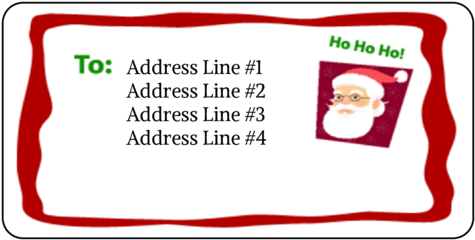 4" X 2" - Christmas Day (500x265), Png Download