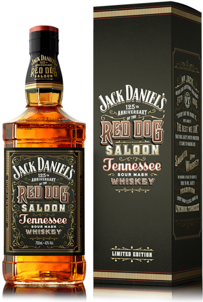 Jack Daniels Bottle Png - Jack Daniels Red Dog Saloon (500x617), Png Download