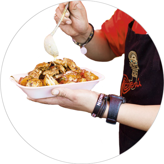 Peruvian London Food - Peruvian Cuisine (574x563), Png Download