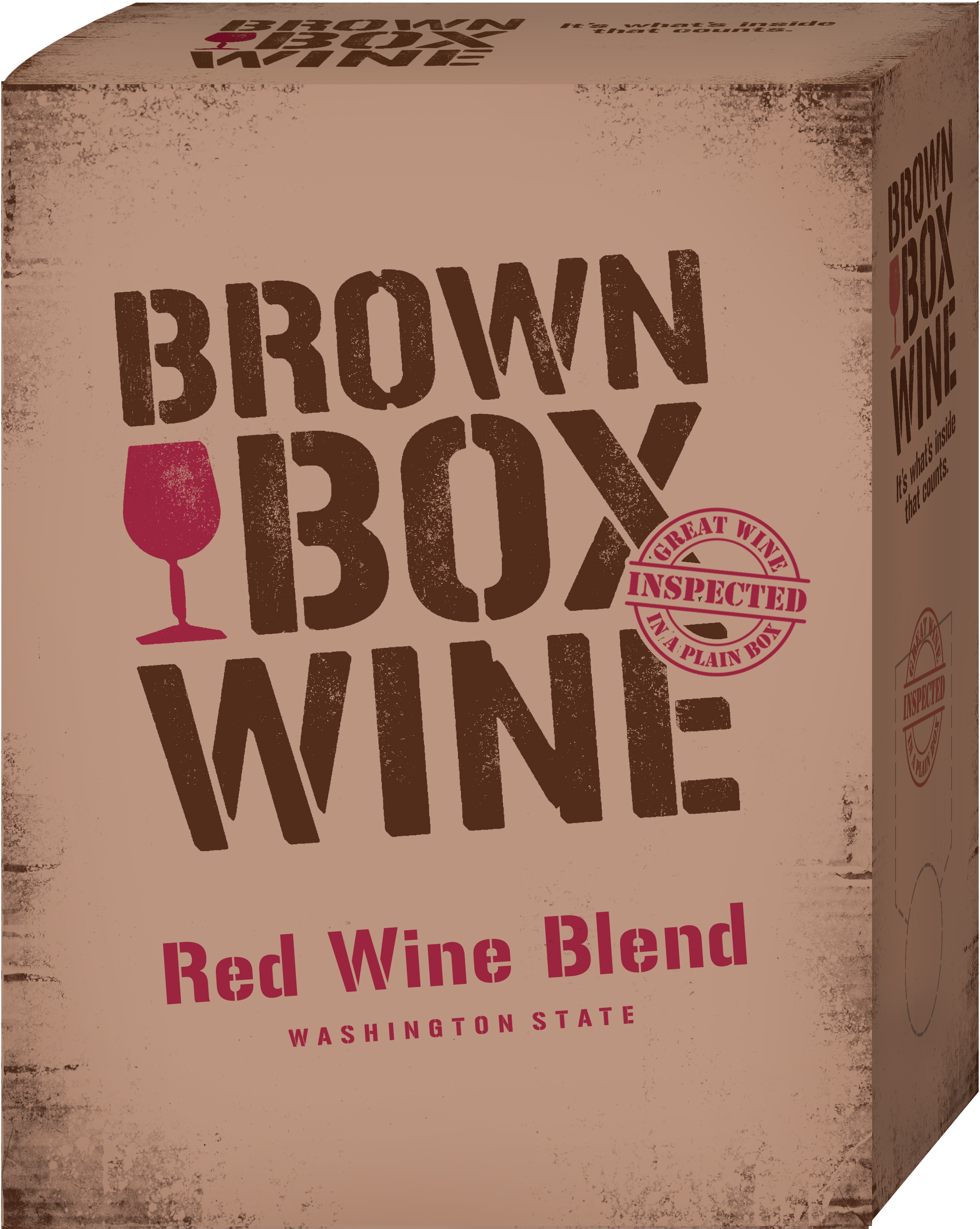 Brown Box - Brown Box Cabernet Sauvignon, Washington State, Vintage (3900x3900), Png Download