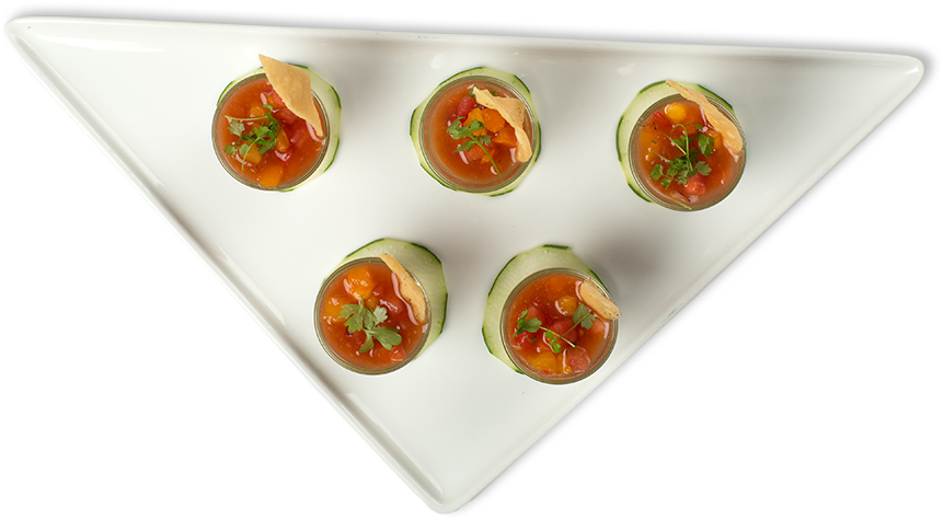 Oyster “bloody Mary” Shooters* - Gazpacho (884x600), Png Download