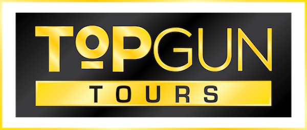 Top Gun Tours Logo - Top Gun Tours (600x256), Png Download