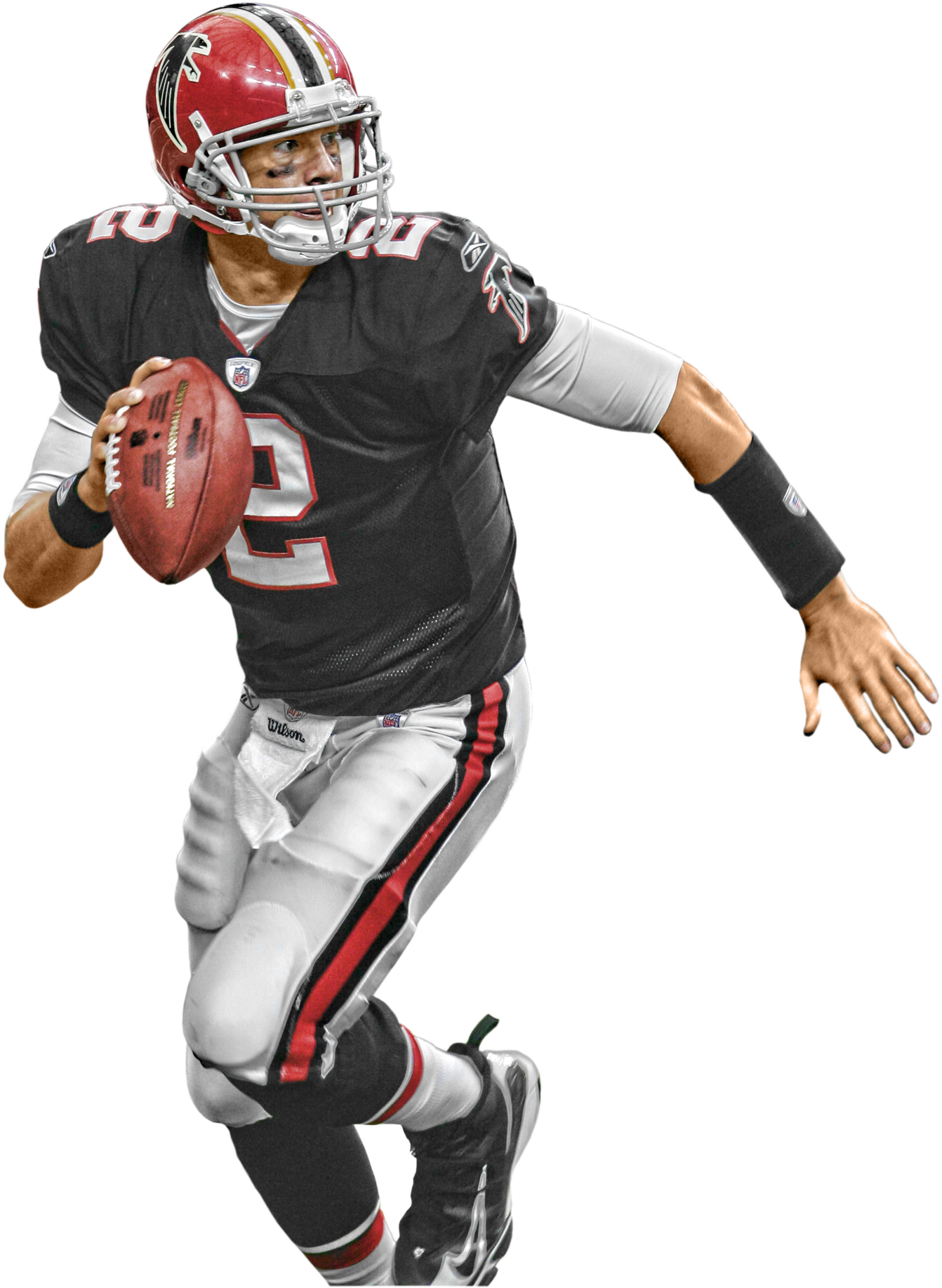 Trhowbackryancomplete - Matt Ryan Cut Out (1677x2175), Png Download