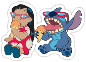 Lilo And Stitch Tumblr Stickers - Nfl Gameday 2004 Playstation Ps1 (375x360), Png Download