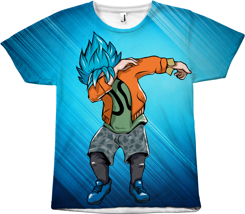Goku Ssj God Blue Dab Dance - Goku Ssj Blue Dab (1024x1024), Png Download