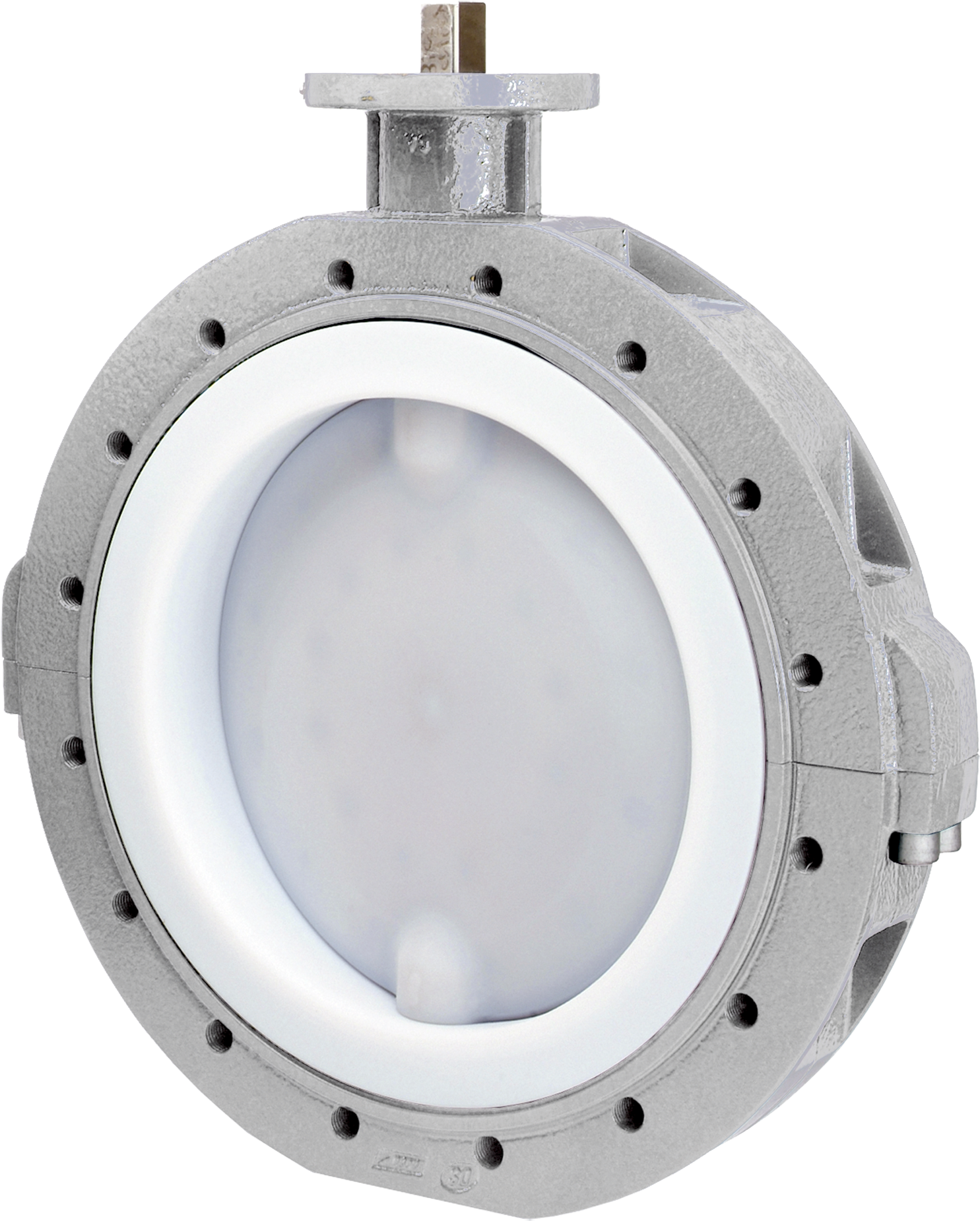 Butterfly Valve With Bare Shaft - Porthole (1562x1890), Png Download