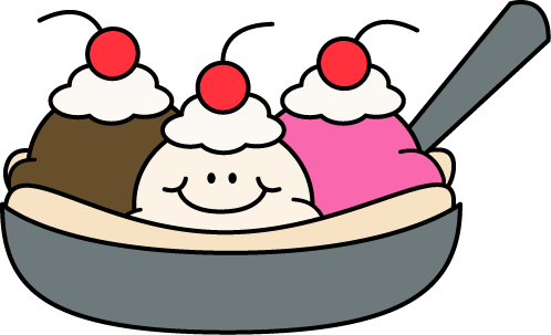 Picture Free Cute Clip Art Image - Banana Split Clip Art (498x303), Png Download