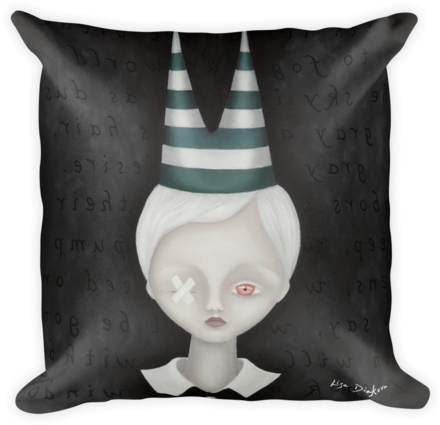 Super Dunce Square Print Pillow - Square Pillow (480x480), Png Download