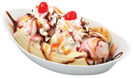 Share This Post - Receita Banana Split Sorvete Expresso (470x260), Png Download