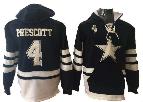 Dallas Cowboys Lacer - Autographed Dak Prescott Jersey - Blue #4 Jsa (600x430), Png Download