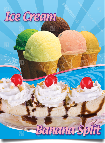 Dn-006 Ice Cream And Banana Split Poster - Happy Days Vol 1 (cd / Album) (600x600), Png Download