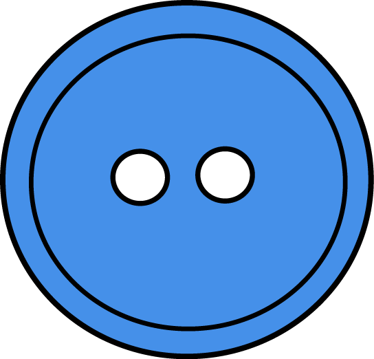 Clip Black And White Download Button Clip Shirt - Blue Button Clipart (544x522), Png Download