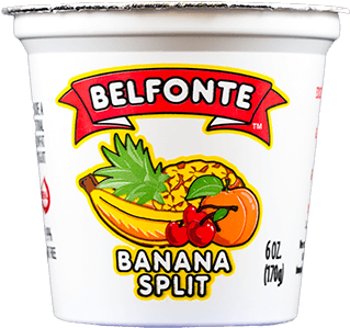 Banana Split - Belfonte Sour Cream, 16 Oz (490x300), Png Download