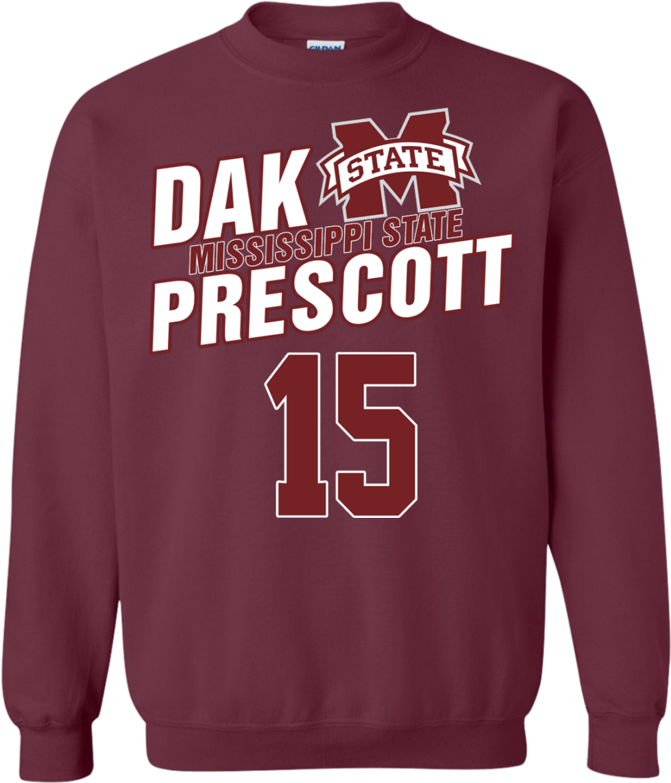 Dak Prescott Mississippi State Shirt - Etc Ncaa Mississippi State Bulldogs Zipper Bottle Cooler (1155x1155), Png Download