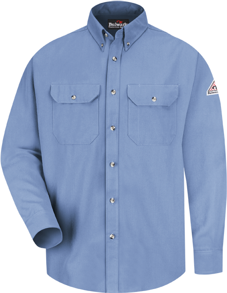 Dress Uniform Shirt - Flame Resistant Workshirt, Bulwark Smu2 (600x600), Png Download