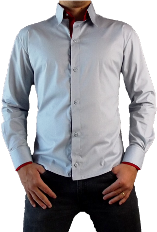 Camisa Social Slim Lã (350x476), Png Download