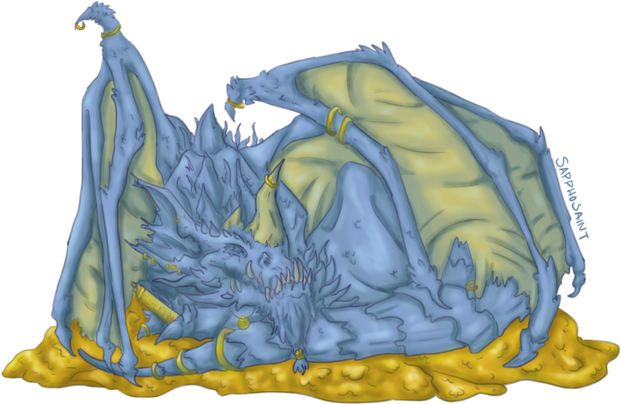 Pile Of Gold - Illustration (890x600), Png Download