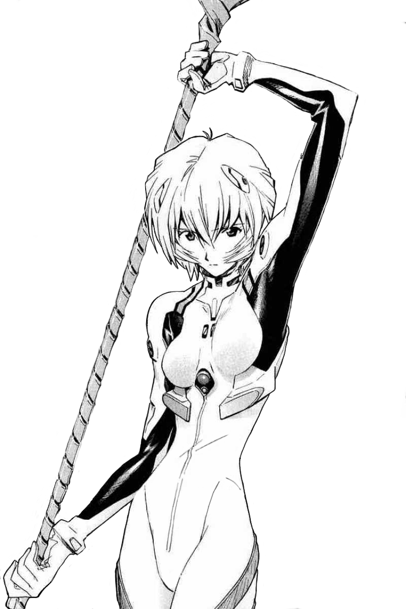 “rei Ayanami / Transparent ” - Evangelion Rei Ayanami Manga (800x1200), Png Download