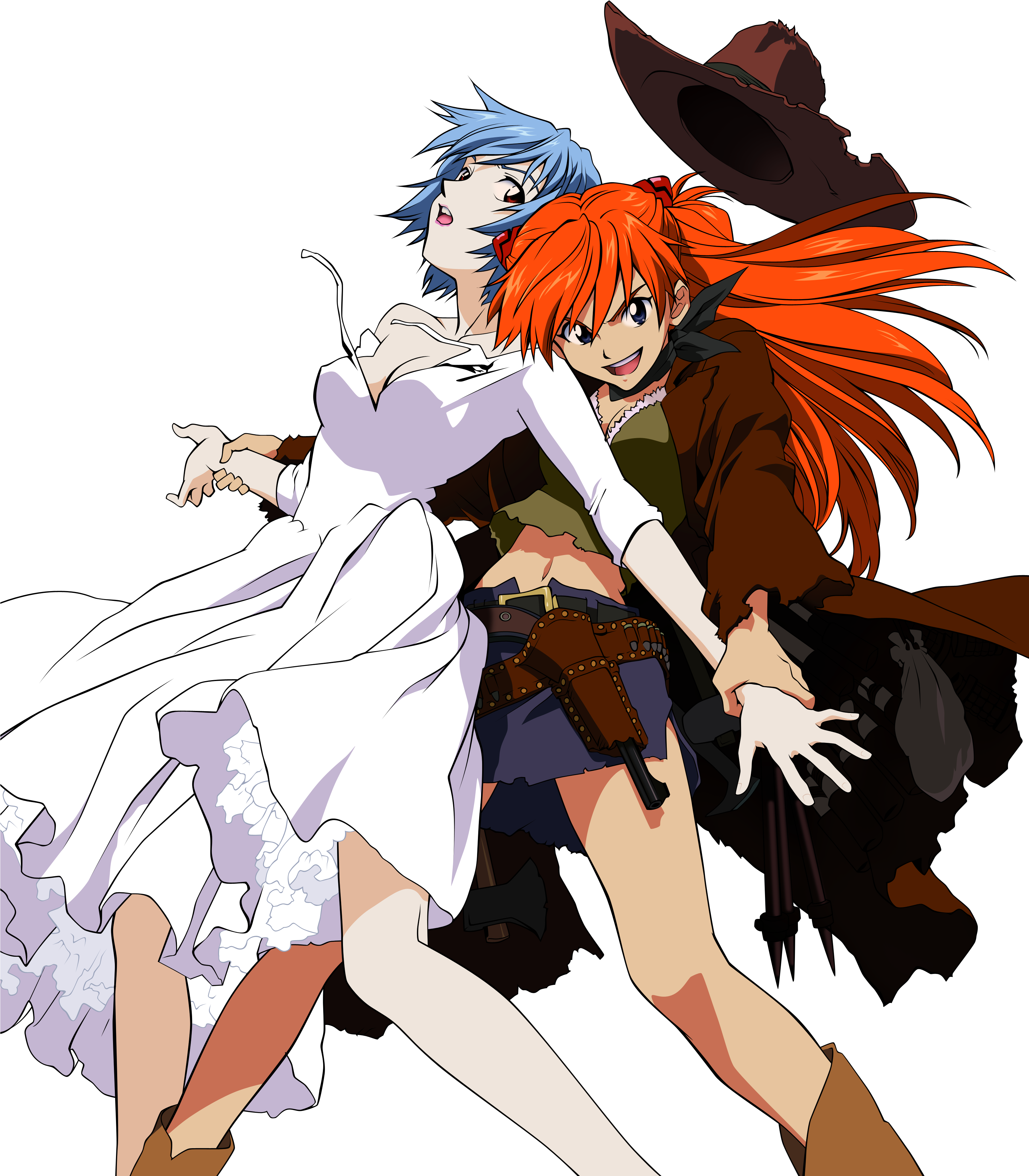 Download Png - Wild Wild West Evangelion (3476x4000), Png Download