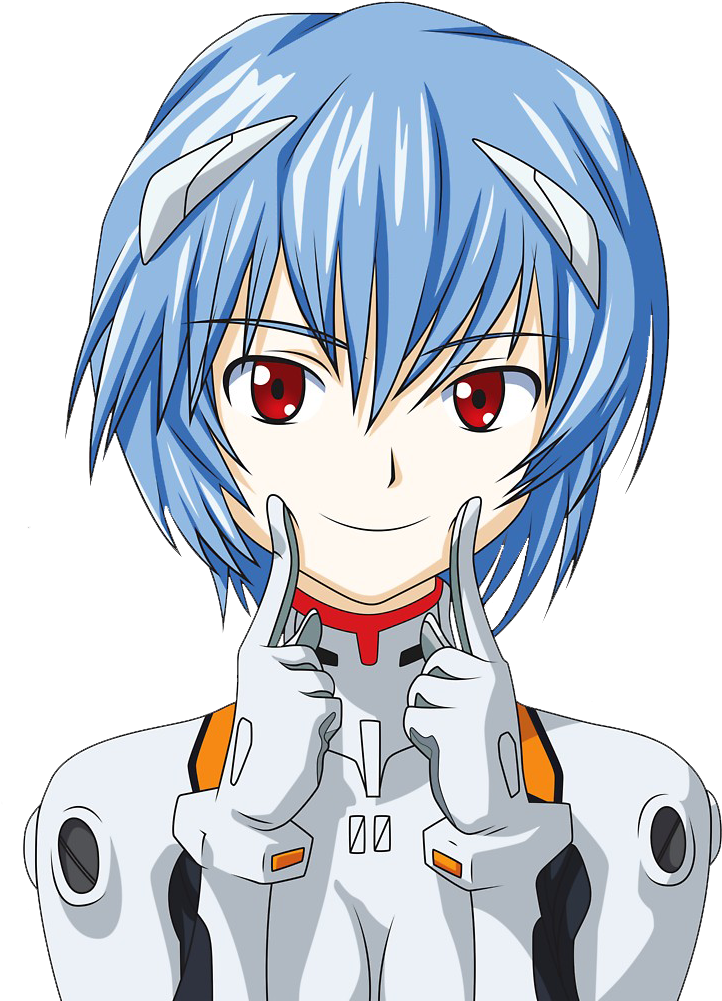 Lien Direct, 2018/02/5/1515793108 Rei Sourire Sticker - Evangelion Rei Cute (1332x1000), Png Download