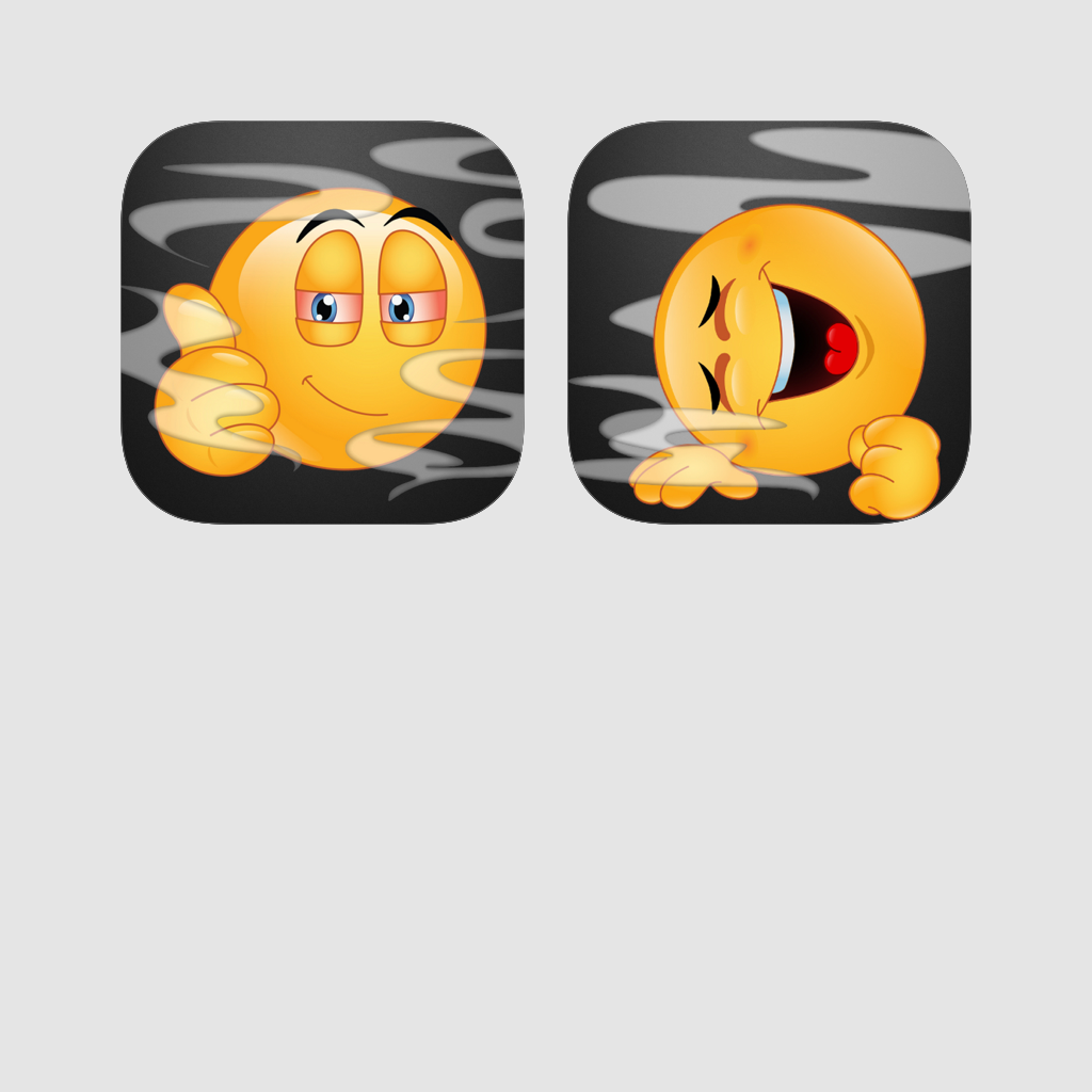 Weed Emojis 2 Pack - Emoji (1024x1024), Png Download