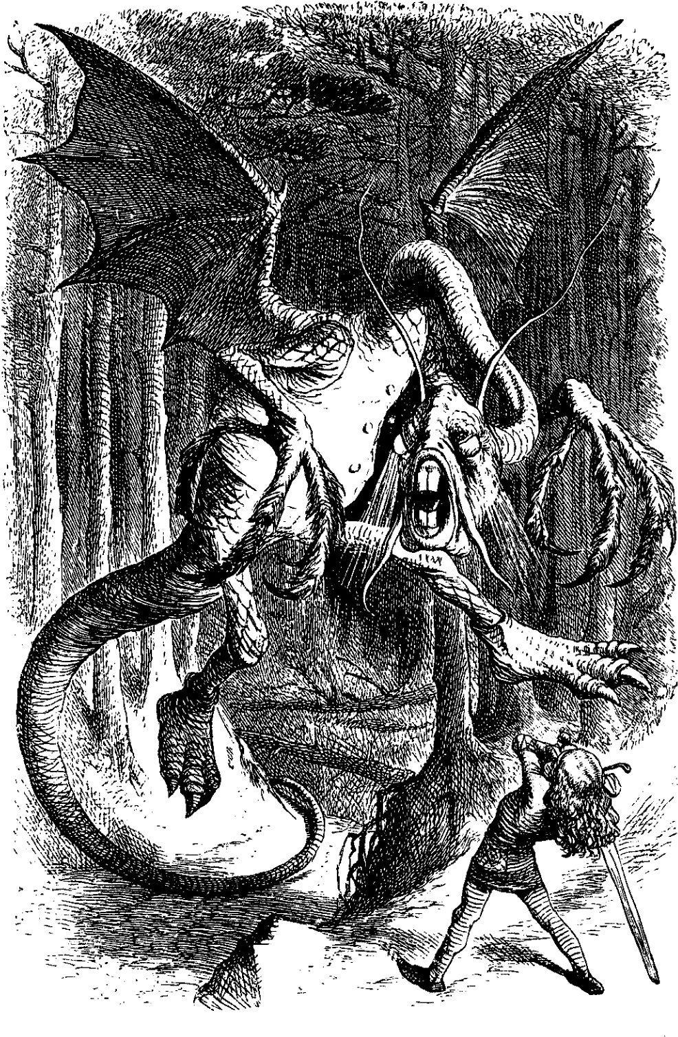 Free Alice In Wonderland Digital Stamp - Victorian Fantasy By Stephen Prickett (1118x1600), Png Download