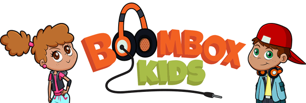 Boombox Kids - Boombox Kids Volume 1 (598x202), Png Download