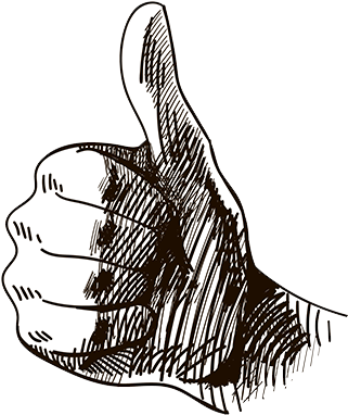 Facebook Thumbs Up - Thumb (500x500), Png Download