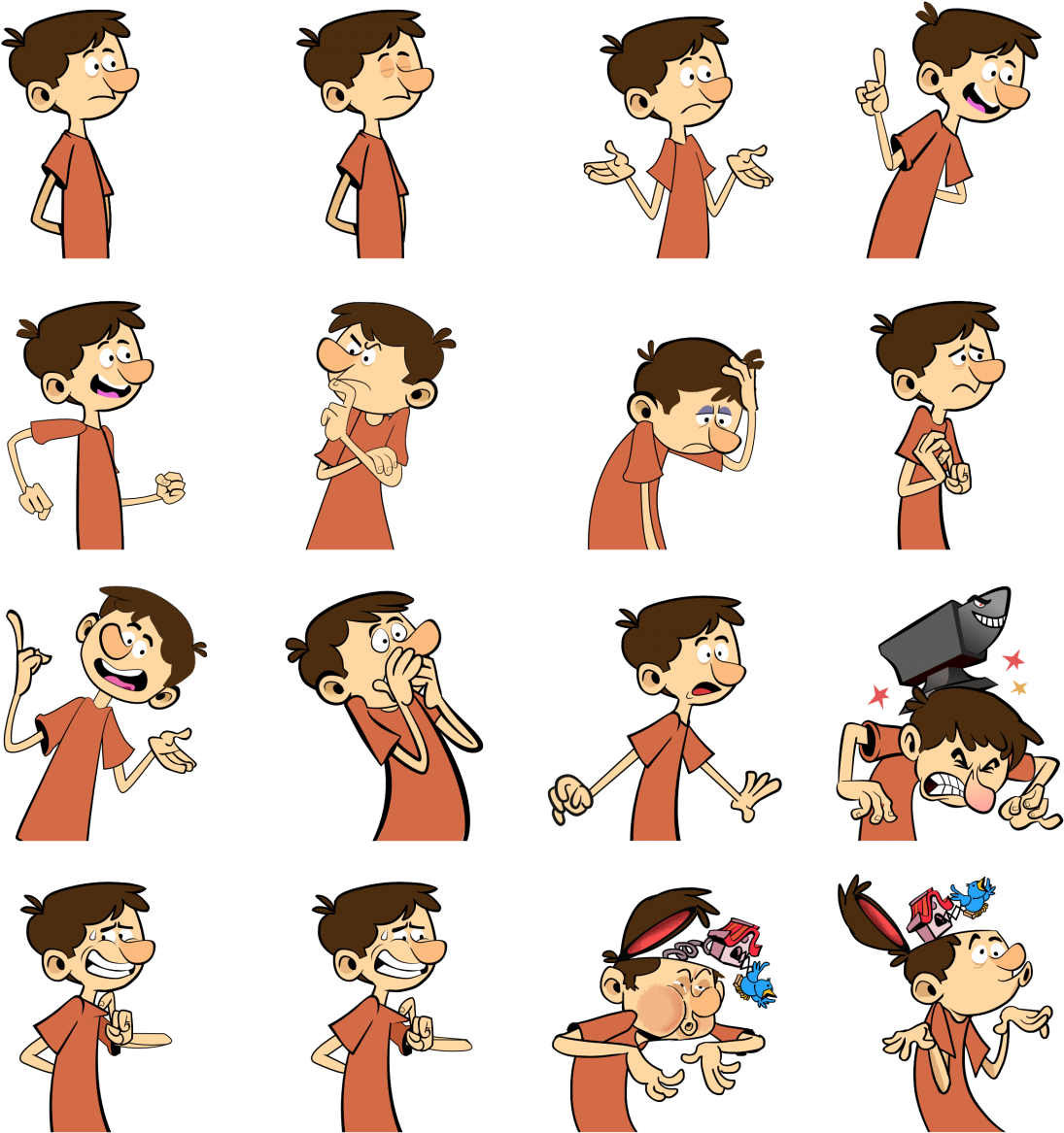 Creating Sheets For Games - Cartoon (1200x1200), Png Download