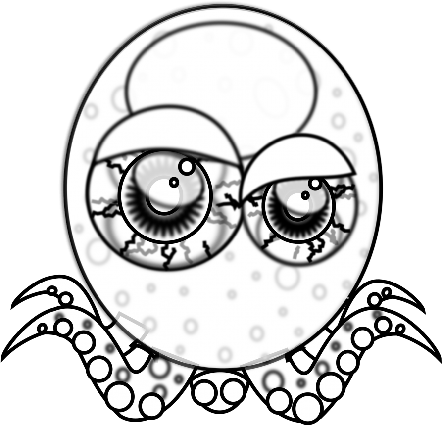 Crazy Eye Drawing At Getdrawings - Clip Art (918x918), Png Download