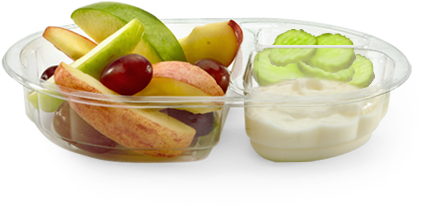 Fruit And Pickle Salad - Mcdonalds Old Fruit Salad (444x320), Png Download