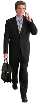 Businessman - Businessperson (445x355), Png Download