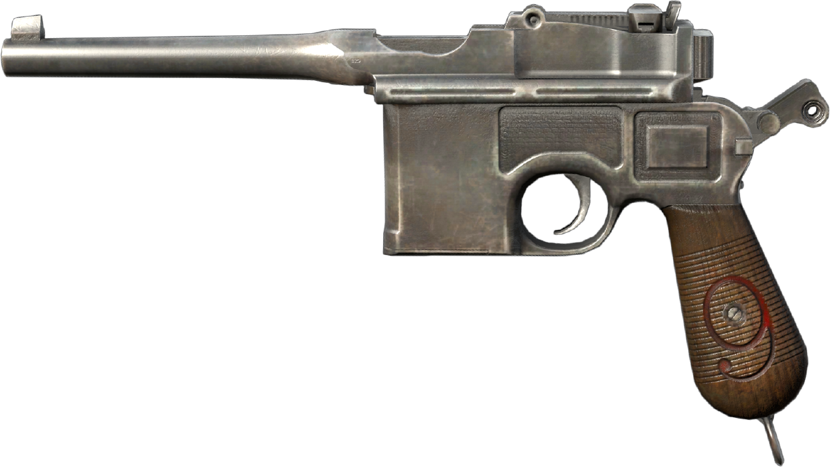 Mauser C96 Png (1200x676), Png Download