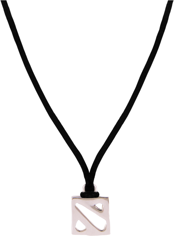 Dota 2 Logo Necklace - Locket (1000x1000), Png Download