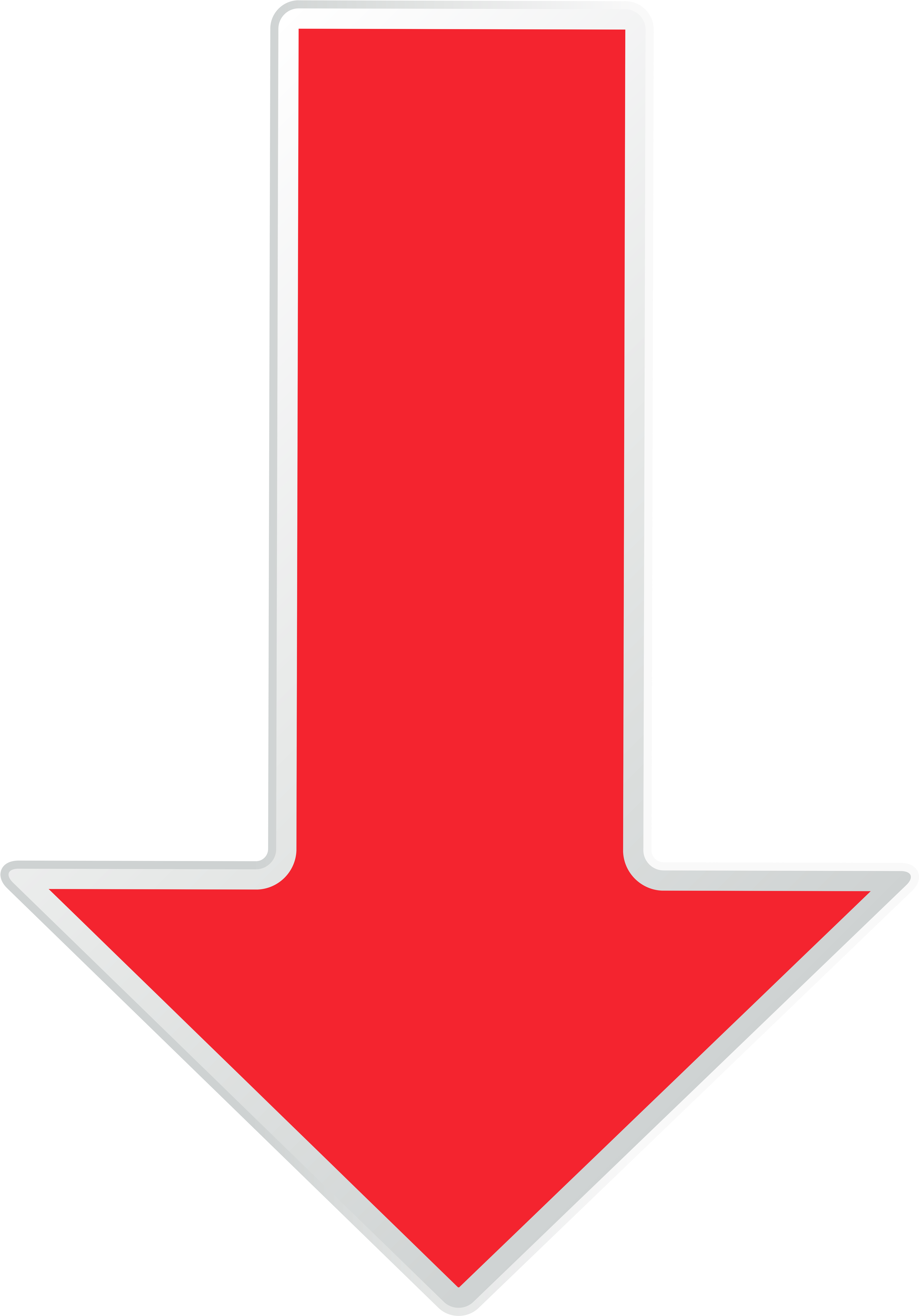 Red Down Arrow Png (4628x6503), Png Download