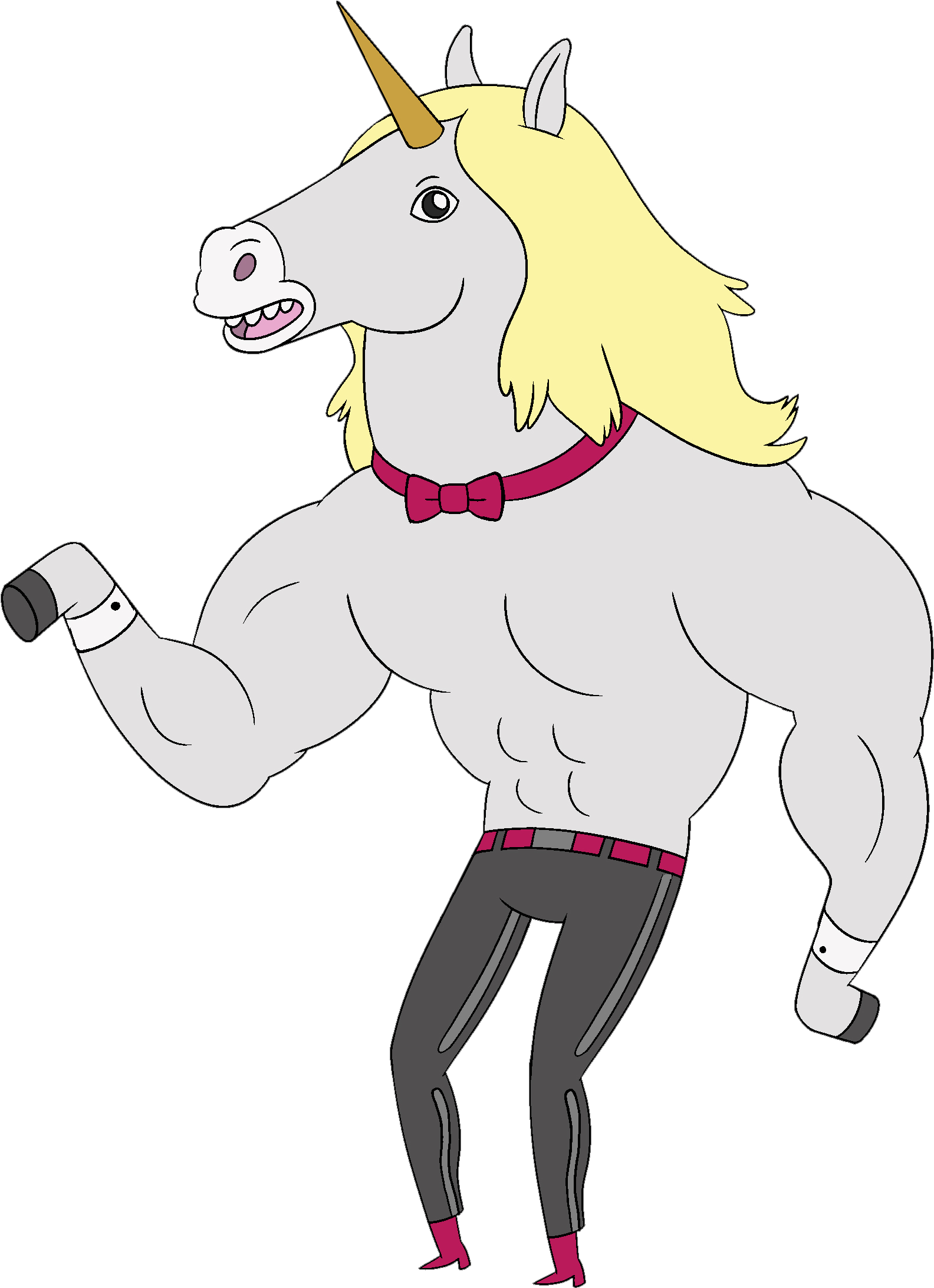 Stripper Unicorn - Unicorn (1716x2256), Png Download