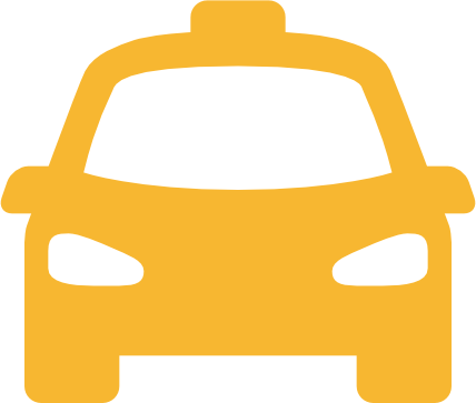 See Clipart Taxi Top - Clip Art Taxi Top (428x363), Png Download