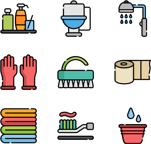 Bathroom - Laundry Services Icon (600x564), Png Download