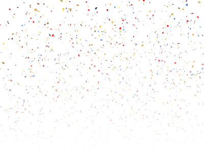 Confetti Transparent Background Photo - Bird Migration (400x300), Png Download