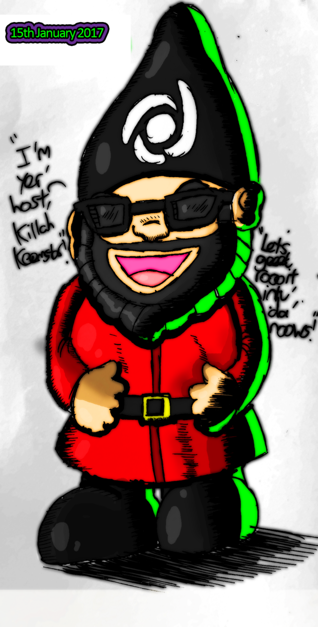 Gnome Drawing Keemstar - Cartoon (637x1254), Png Download