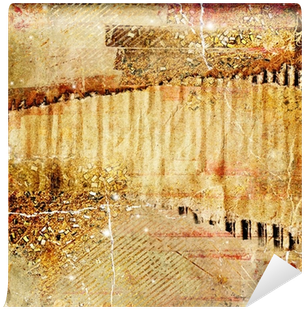 Vintage Torn Paper With Place For Text Wall Mural • - Canvas (400x400), Png Download