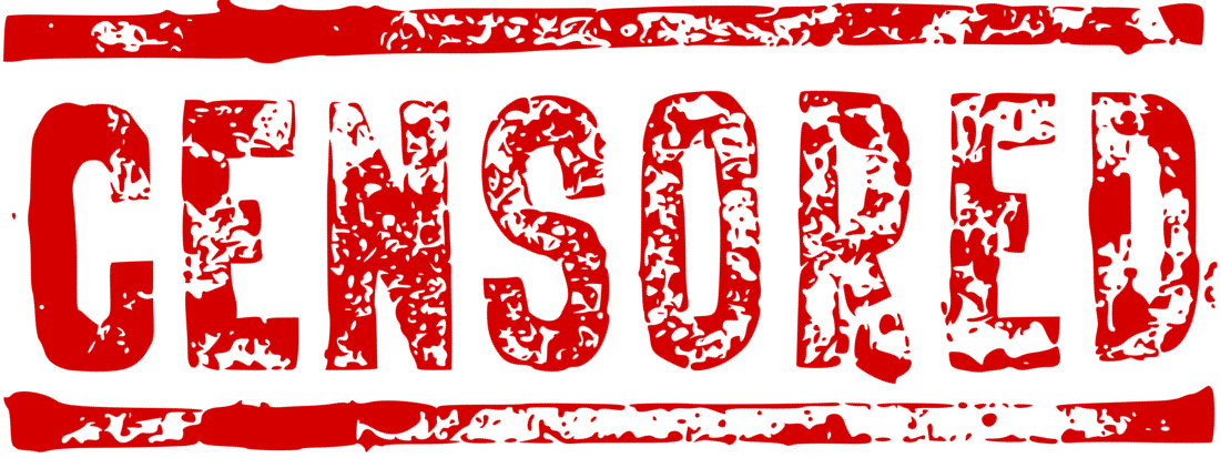 Censored Stamp Png Image - Censored Stamp Tile Coaster (1100x413), Png Download