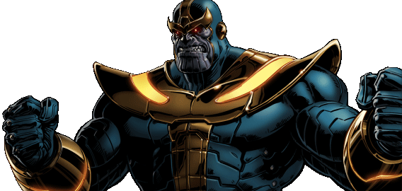 Thanos - Thanos Marvel Avengers Alliance (568x270), Png Download