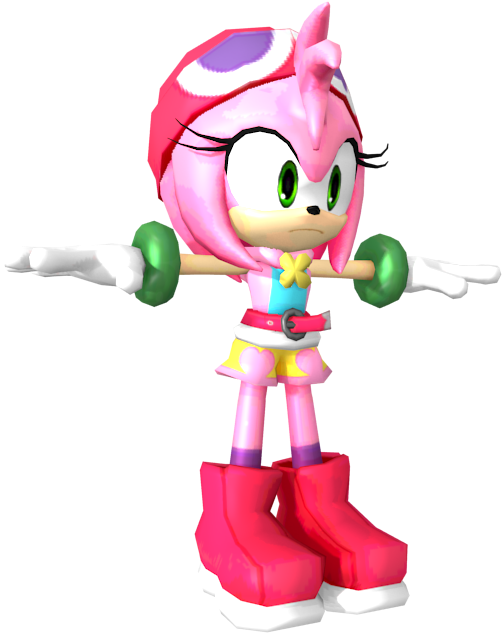 Amitie Amy Runners - Sonic Runners (750x650), Png Download