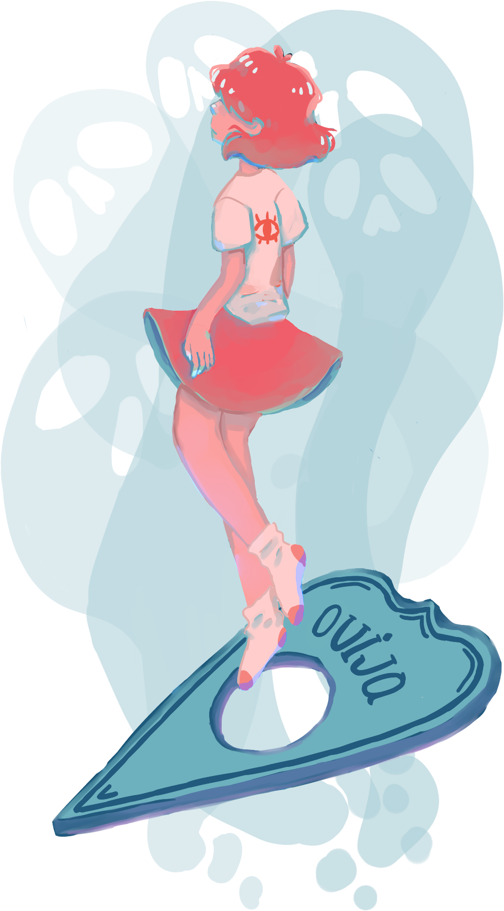 Ouija By Sequ0ia Submitted By Sequ0ia To /r - Graphics (1400x1900), Png Download