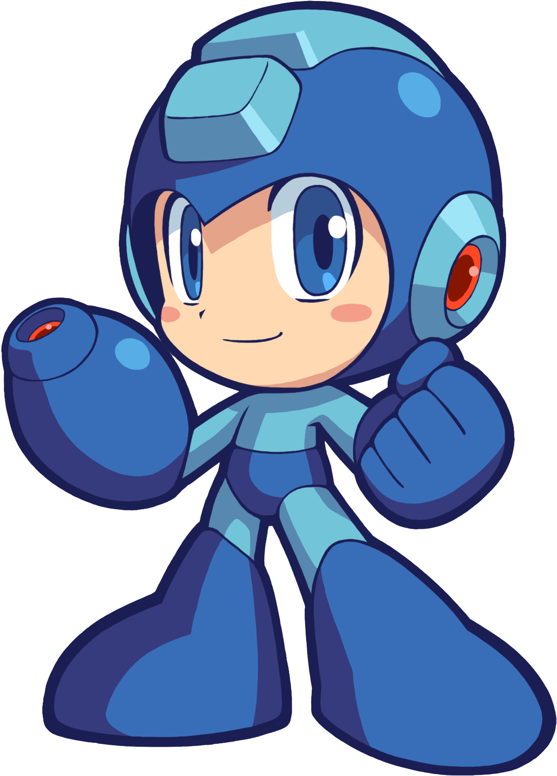 Megaman Png Picture - Mega Man Powered Up Megaman (1400x1600), Png Download
