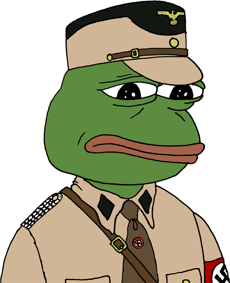 Hyperborean Pepe - Sad Nazi Pepe (805x1000), Png Download