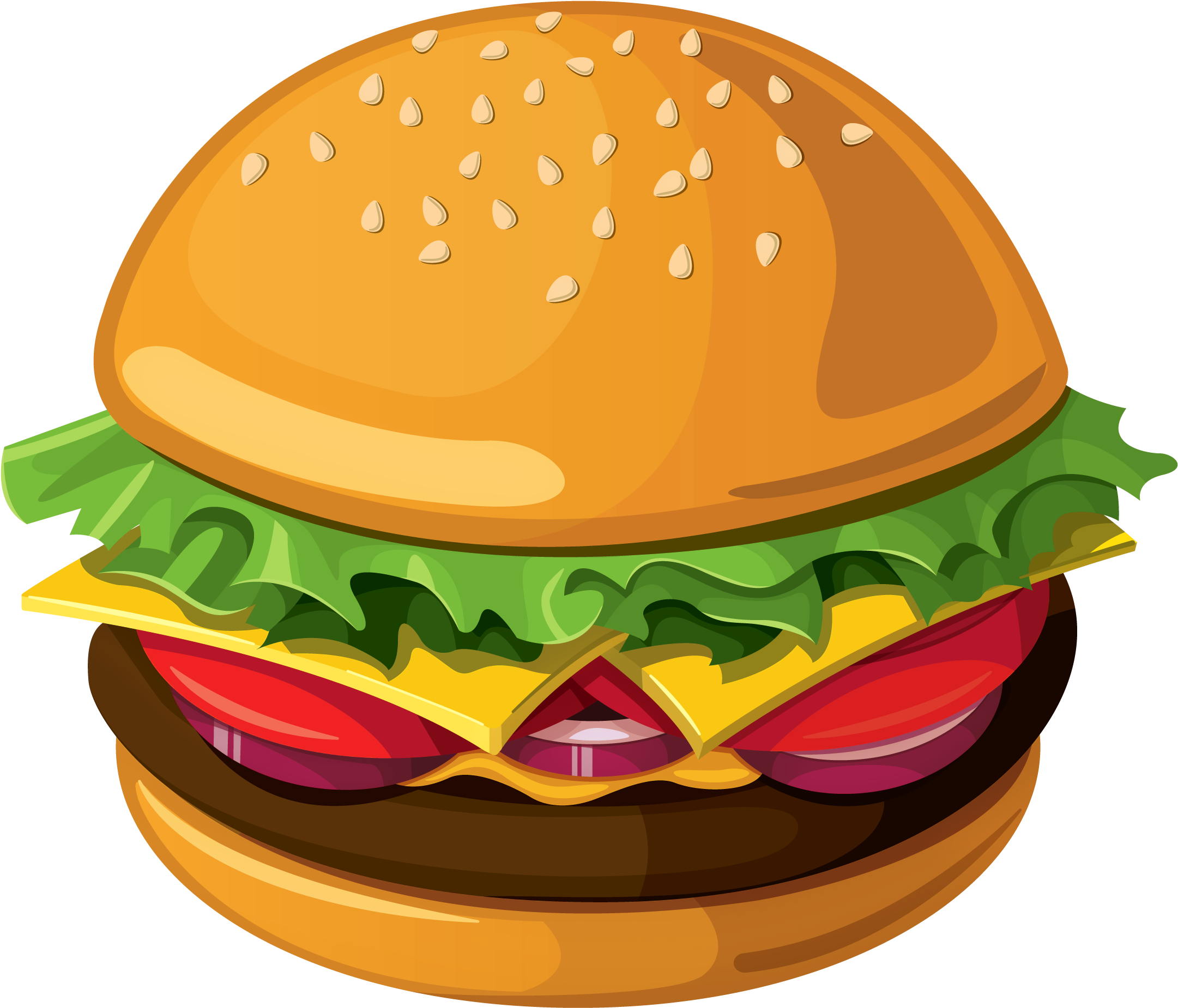 View Full Size - Hamburger Png (2238x1957), Png Download