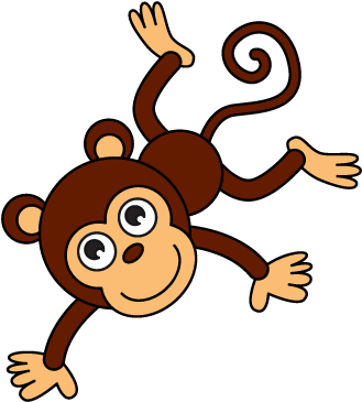 Monkey Drawing - Draw A Monkey Step By Step (662x400), Png Download