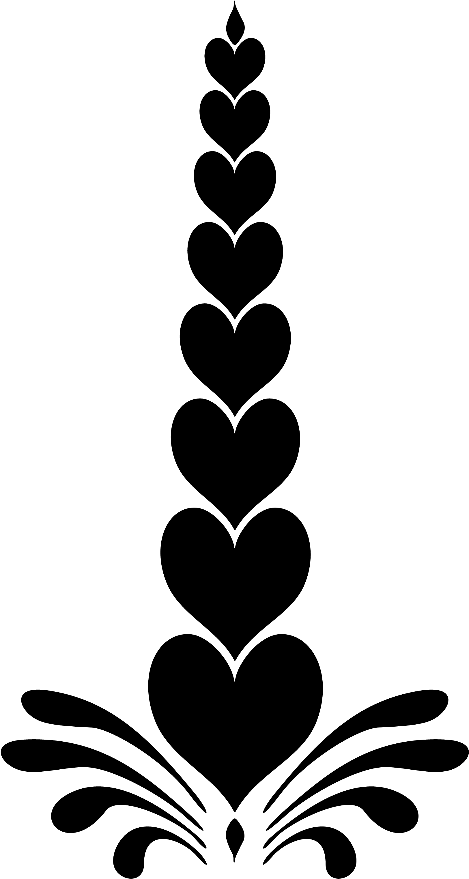 Idea For Svg Files - Super Fun Stencils Craft, Tattoo, Painting Stencils, (1625x3046), Png Download